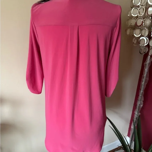 NWT BEAUTIFUL JOSEPH RIBKOFF PINK TUNIK TOP, size 8 - Picture 5 of 8